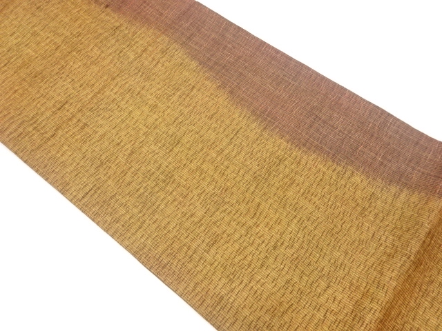 JAPANESE FUKURO OBI / WOVEN WAVY STRIPE
